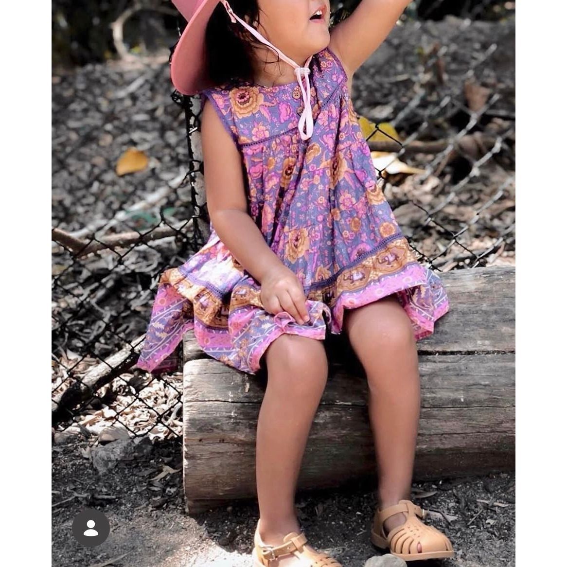 Spell & The Little Gypsies Zahara Midi Dress | 5t In Purple